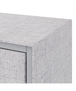 Domo Mea Cassettiera 3 Cassetti Grigio Chiaro - Design Moderno e Pratico