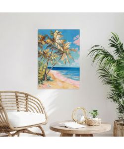 Domo Mea Dipinto Spiaggia 70x100 cm - Arte Murale Decorativa