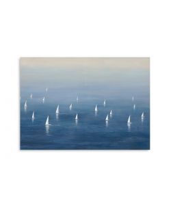 Domo Mea - Dipinto 50x70 cm - Barca a vela - Decorazione parete moderna
