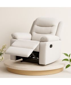 DOMO MEA SALOTTO COMFORT POLTRONA + DIVANI 2 E 3 POSTI RECLINABILI GREIGE