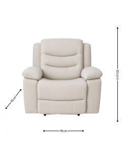 DOMO MEA SALOTTO COMFORT POLTRONA + DIVANI 2 E 3 POSTI RECLINABILI GREIGE