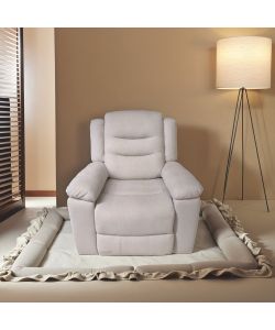 DOMO MEA SALOTTO COMFORT POLTRONA + DIVANI 2 E 3 POSTI RECLINABILI GREIGE