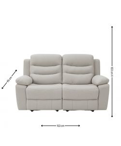 DOMO MEA SALOTTO COMFORT POLTRONA + DIVANI 2 E 3 POSTI RECLINABILI GREIGE