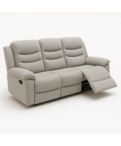 DOMO MEA SALOTTO COMFORT POLTRONA + DIVANI 2 E 3 POSTI RECLINABILI GREIGE
