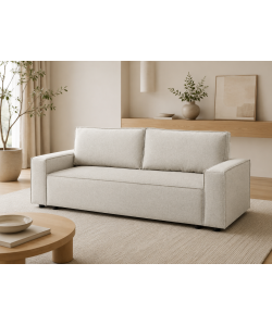 Domo Mea Divano Letto Urban Ecr� 220x93x82 cm - Design Moderno e Funzionale