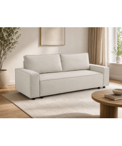 Domo Mea Divano Letto Urban Ecrù 220x93x82 cm - Design Moderno e Funzionale