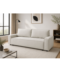 Domo Mea Divano Letto Urban Ecrù 220x93x82 cm - Design Moderno e Funzionale