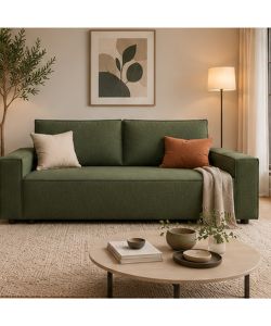 Domo Mea Divano Letto Urban Verde 220x93x82 cm - Design Moderno e Comfort