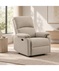 Domo Mea Poltrona Reclinabile Beautiful - Beige - 80x92x104cm
