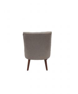 Domo Mea Poltroncina Luna Beige 57x70x74 cm - Seduta Imbottita Design Moderno