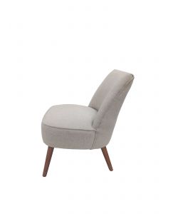 Domo Mea Poltroncina Luna Beige 57x70x74 cm - Seduta Imbottita Design Moderno