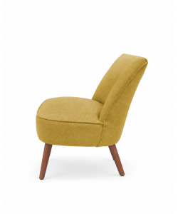 Domo Mea Poltroncina Luna Gialla 57x70x74 cm - Seduta Imbottita Interno
