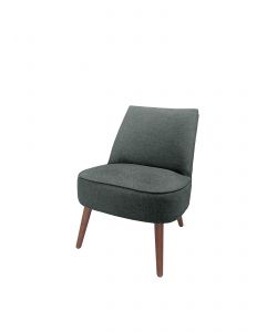 Domo Mea Poltroncina Luna Grigia 57x70x74 cm - Seduta Imbottita Interna