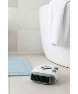Dr.C Termoventilatore Basso - 25x25x12cm - Termostato Regolabile - 2kW