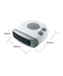 Termoventilatore Riscaldamento Regolabile 2000 W - Bianco