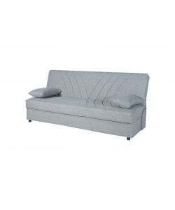 Domo Mea Divano Letto Fiji 3 Posti Grigio Chiaro 180x78 cm - Design Moderno