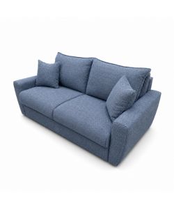 Domo Mea Divano Letto 3 Posti Denim Salvaspazio 174x103x100 cm