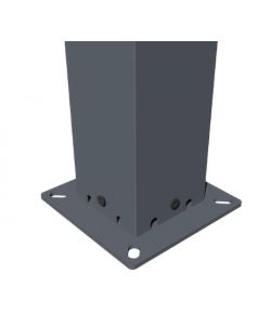 Verdelook Pergola Bioclimatica Atena 100 Alluminio Grigio - 3x3x2,5 m