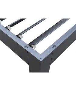 Verdelook Pergola Bioclimatica Atena 100 Alluminio Grigio - 3x4x2,5m