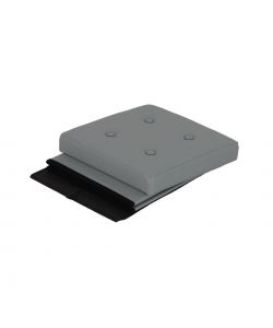 Domo Mea Pouf Pieghevole Salvaspazio - Grigio - 38x38x38 cm