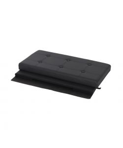 Domo Mea Pouf Pieghevole Salvaspazio - Nero - 76x38x38 cm