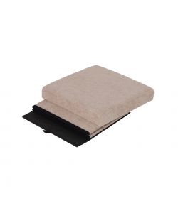 Domo Mea Pouf Pieghevole Salvaspazio - Beige - 38x38x38 cm