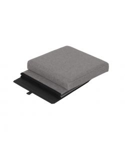 Domo Mea Pouf Pieghevole Salvaspazio - Grigio Scuro - 38x38x38 cm