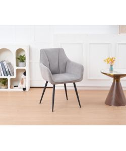 Domo Mea Sedia Dining Cobra Grigio Chiaro - 59x56x85 cm