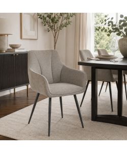 Domo Mea Sedia Dining Cobra Grigio Chiaro - 59x56x85 cm