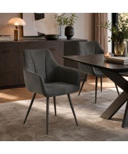 Domo Mea Sedia Dining Cobra - Antracite - 59x56x85