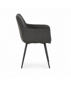 Domo Mea Sedia Dining Cobra - Antracite - 59x56x85