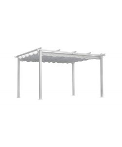 Domo Mea Pergola da Giardino Bianca 3x4 m Struttura in Alluminio