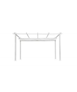 Domo Mea Pergola da Giardino Bianca 3x4 m Struttura in Alluminio