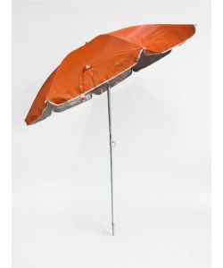 Ombrellone nylon anti UV Ø160 cm con sacca arancione leggero