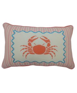 Domo Mea Cuscino Decorativo Granchio 30x50cm per Arredo Mare