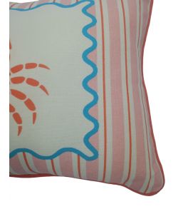 Domo Mea Cuscino Decorativo Granchio 30x50cm per Arredo Mare
