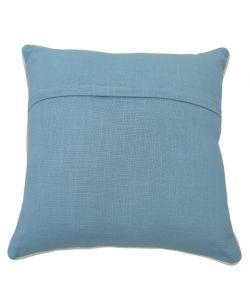Domo Mea Cuscino Decorativo Azzurro 45x45 cm con Motivo Corallo