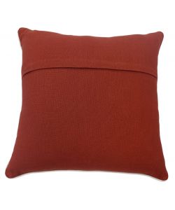 Domo Mea Cuscino Decorativo Rosso 45x45 cm in Cotone con Corallo