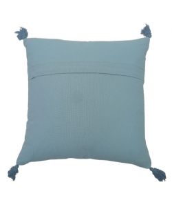 Domo Mea Cuscino Azzurro 45x45 cm in Cotone per Arredo Casa