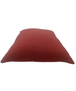 Domo Mea Cuscino Rosso 45x45cm in Cotone Imbottito Decorativo
