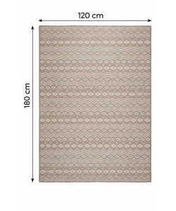Domo Mea Tappeto Outdoor Beige 120x180 cm Polipropilene Naturale