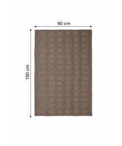 Domo Mea Tappeto Outdoor Beige 90x150 cm in Polipropilene Resistente