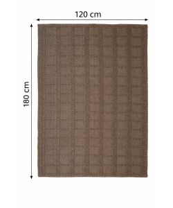 Domo Mea Tappeto Outdoor Beige 120x180 cm Polipropilene Resistente