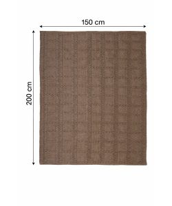 Domo Mea Tappeto Outdoor Beige 150x200 cm in Polipropilene Resistente