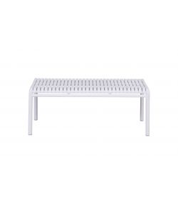 Domo Mea Set Breeze Salotto da Giardino Bianco - Divanetto, Tavolino, 2 Sedie