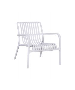 Domo Mea Set Breeze Salotto da Giardino Bianco - Divanetto, Tavolino, 2 Sedie