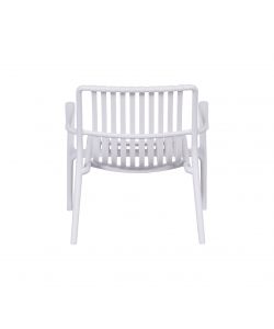 Domo Mea Set Breeze Salotto da Giardino Bianco - Divanetto, Tavolino, 2 Sedie