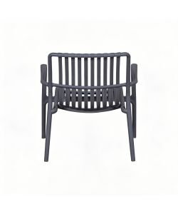 Domo Mea Set Breeze Salotto Giardino Antracite - Divanetto, Tavolino, 2 Sedie