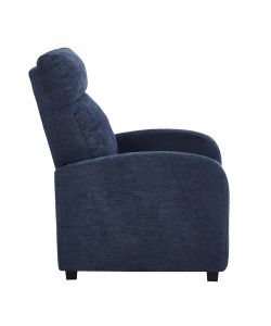 Domo Mea Poltrona Polly Reclinabile Velluto Blu - 80x66x95 cm