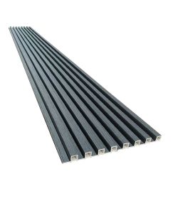 Dr.C Rivestimento Murale Interno in WPC - Antracite - 2900x169 mm